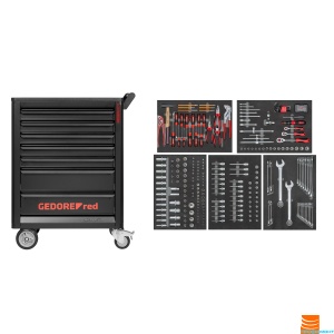 Количка со алат GEDWORKER (273 парчиња)